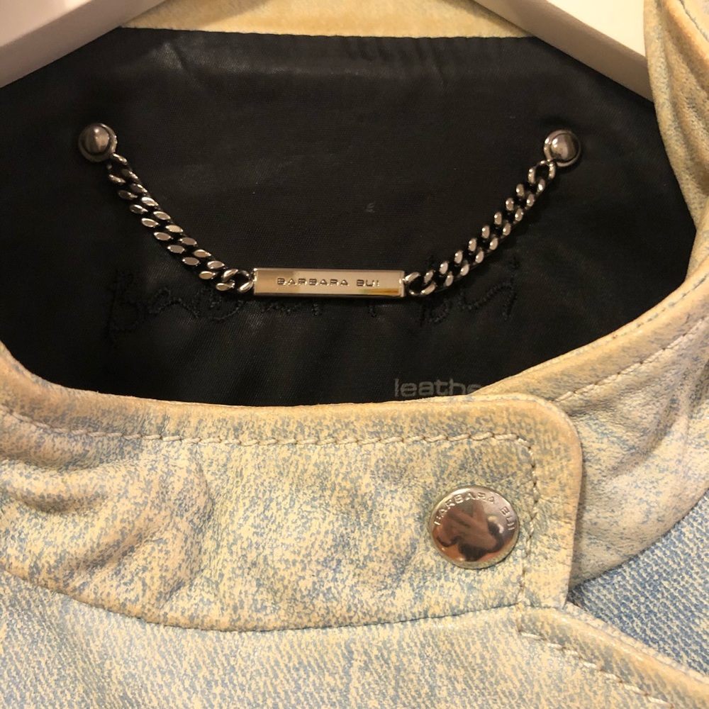 Authentic Barbara Bui Leather Jacket - image 3